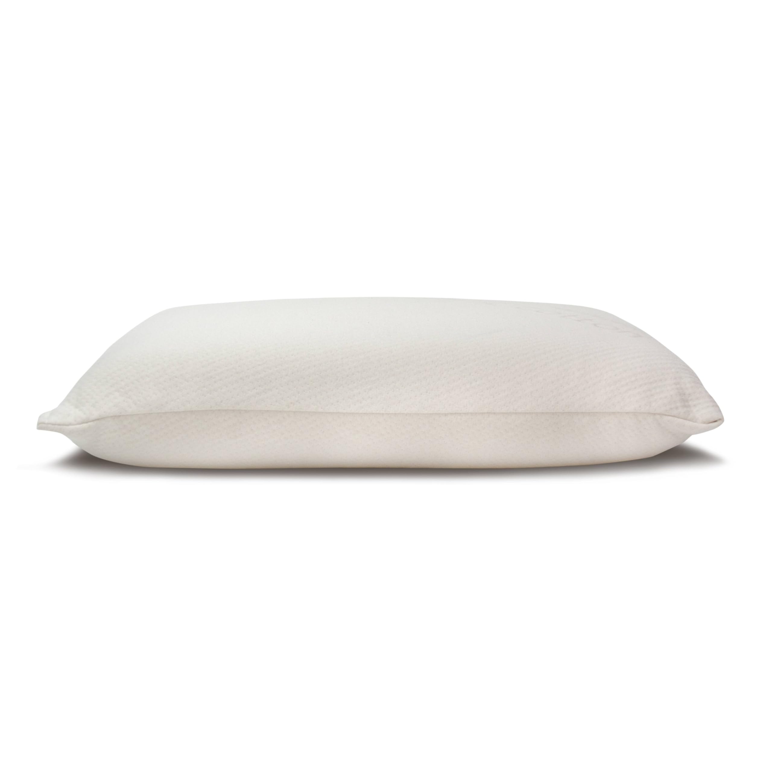 Naturepedic Organic Solid Latex Pillow - Standard Bed Pillow - Luxury Pillow for Comfortable Sleeping, Back Support and Neck Pain Relief - Sleeps