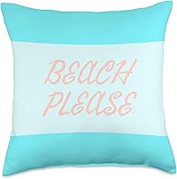 Vista 4 de Hotel Lima Shirts Beach Image - Almohada de 16 x 16 pulgadas, multicolor