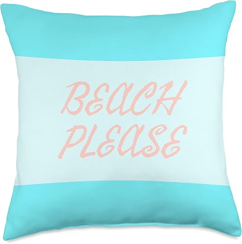 Hotel Lima Shirts Beach Image - Almohada de 18 x 18 pulgadas multicolor