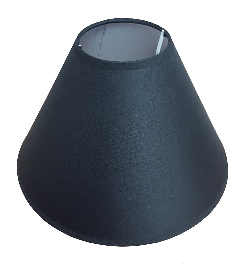 14" BLACK COOLIE LAMPSHADE
