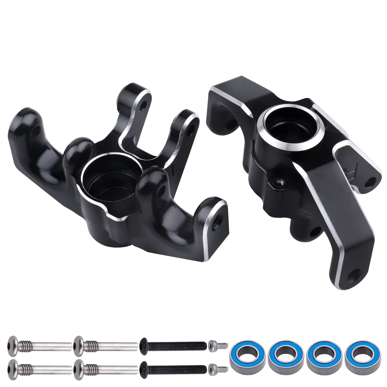 FriHobby Aluminum Steering Spindle Set For Losi Baja Rey - Red Upgrade Parts