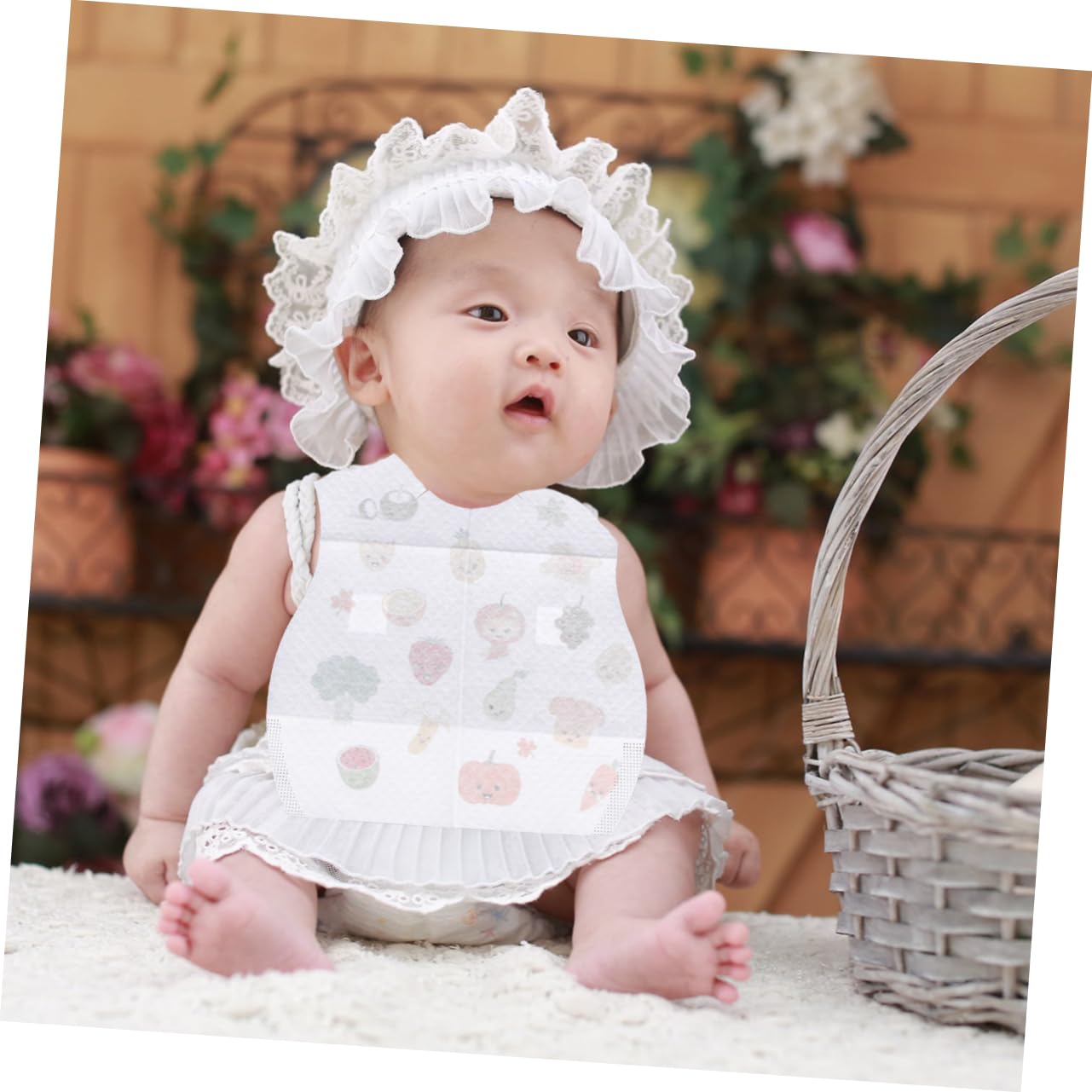 Healifty 40 Pièces Bavoirs En Silicone Pour Bébé Bavoirs D'Alimentation Pour Bébé Fille Pour Jetables Pour s De Déjeuner Pour Salive Tablier