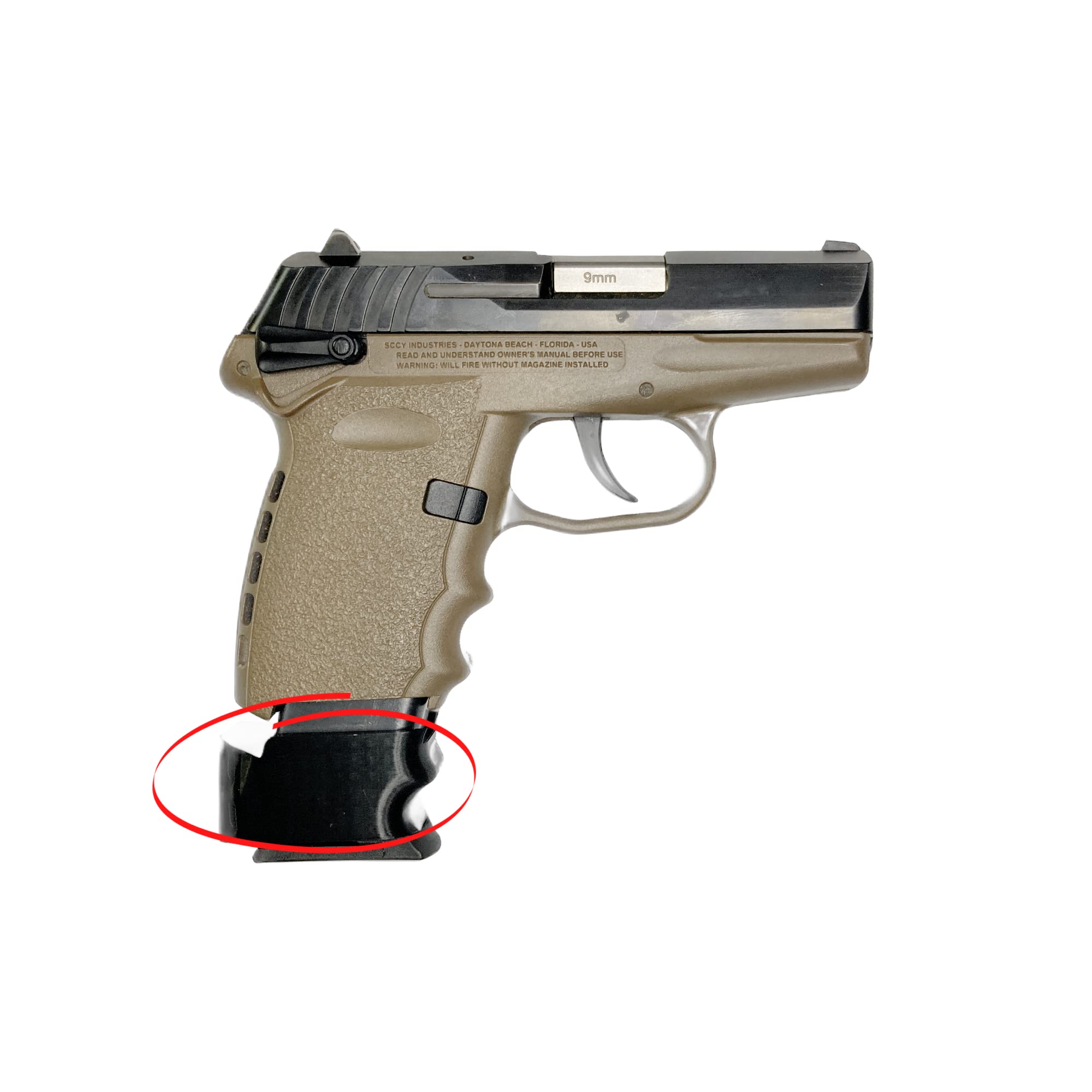 Amazon.com : 15 Round Promag Sleeve Grip for SCCY CPX-2 CPX-1 Gen