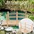 Tangkula 5 FT Wooden Garden Bridge, Arch Stained Finish Footbridge with Double Safety Rails, Outdoor Fir Construction Decorative Bridge Walkway for Backyard, Gravel Road, Creek, Farm (Natural Wood)