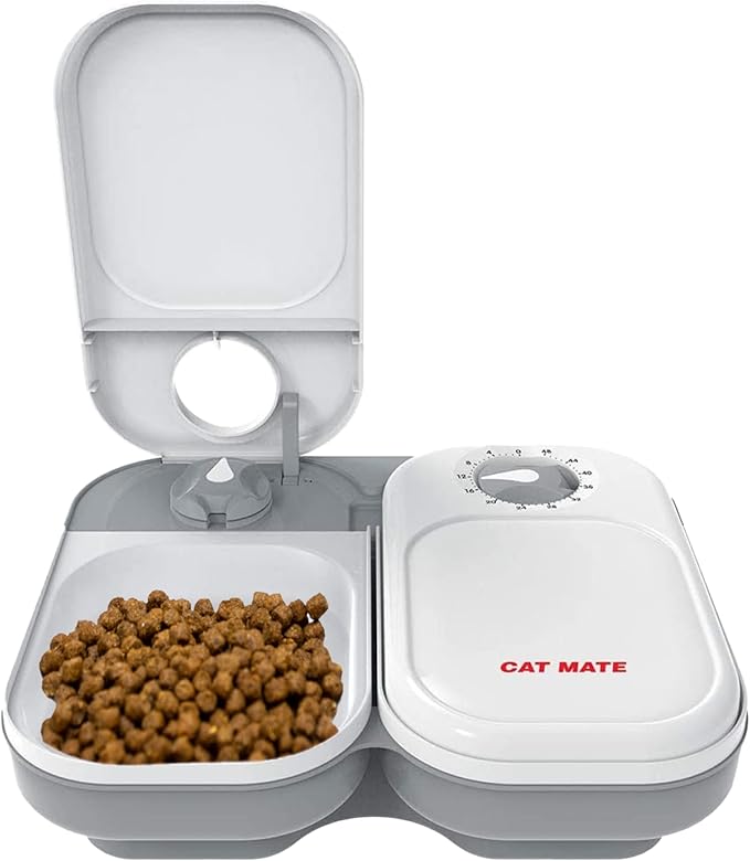Cat Mate C200 2 Meal Automatic Pet Feeder For Cats And Small Dogs with