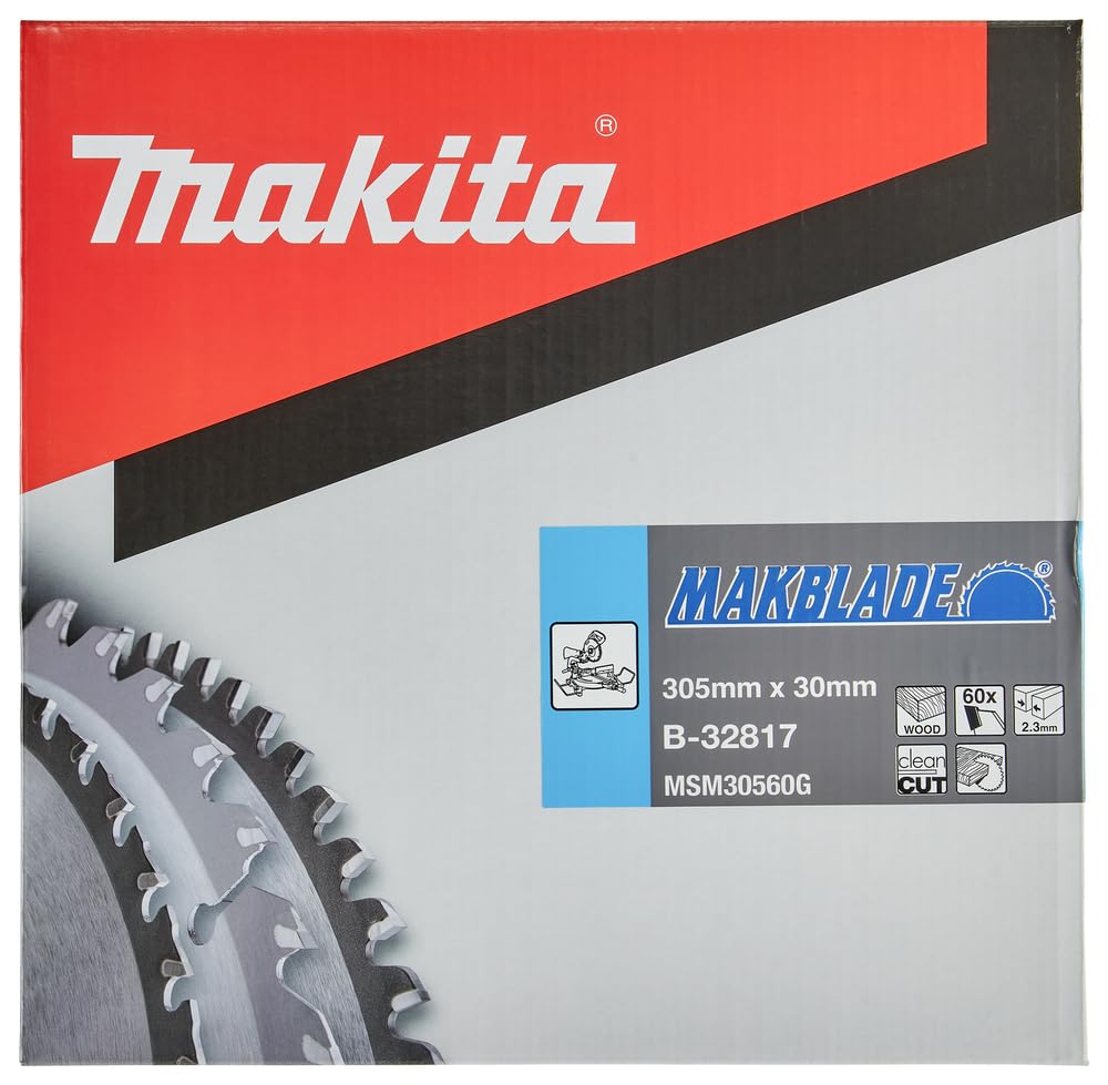 Lama Sega Circolare Makita B-67315 | 305x30mm 80 Denti TCT | Per Legno | Taglio Veloce E Preciso - Foto 3
