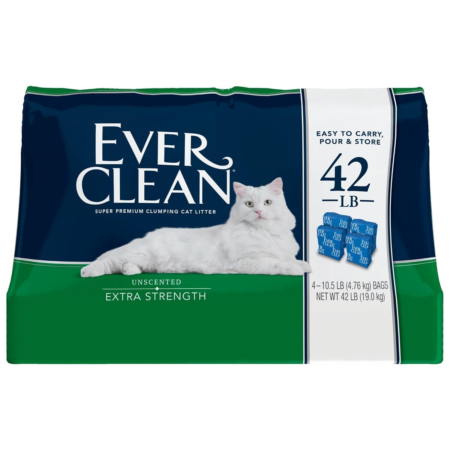Ever Clean Extra Strength Clumping Unscented Cat Litter