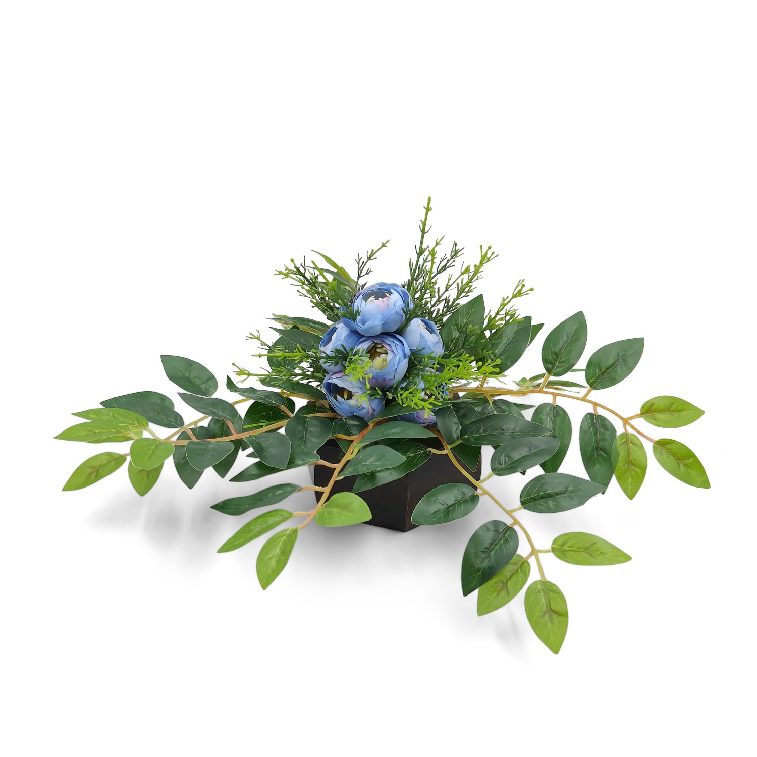 fancymart Artficial Flower Peony Arrangement in Wood Pot (Design-6) (B0DDC6XBD1) Amazon Price History, Amazon Price Tracker