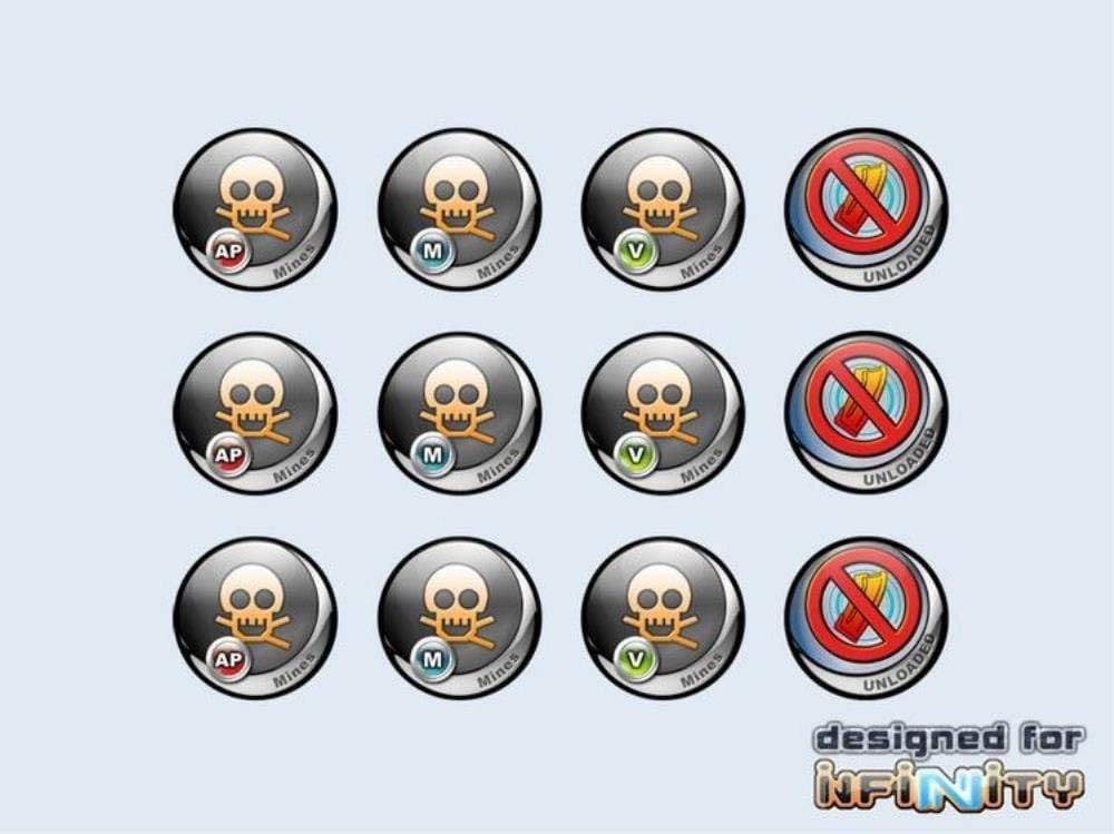 Micro Art Studios Infinity Tokens: Deployables #2 (12)
