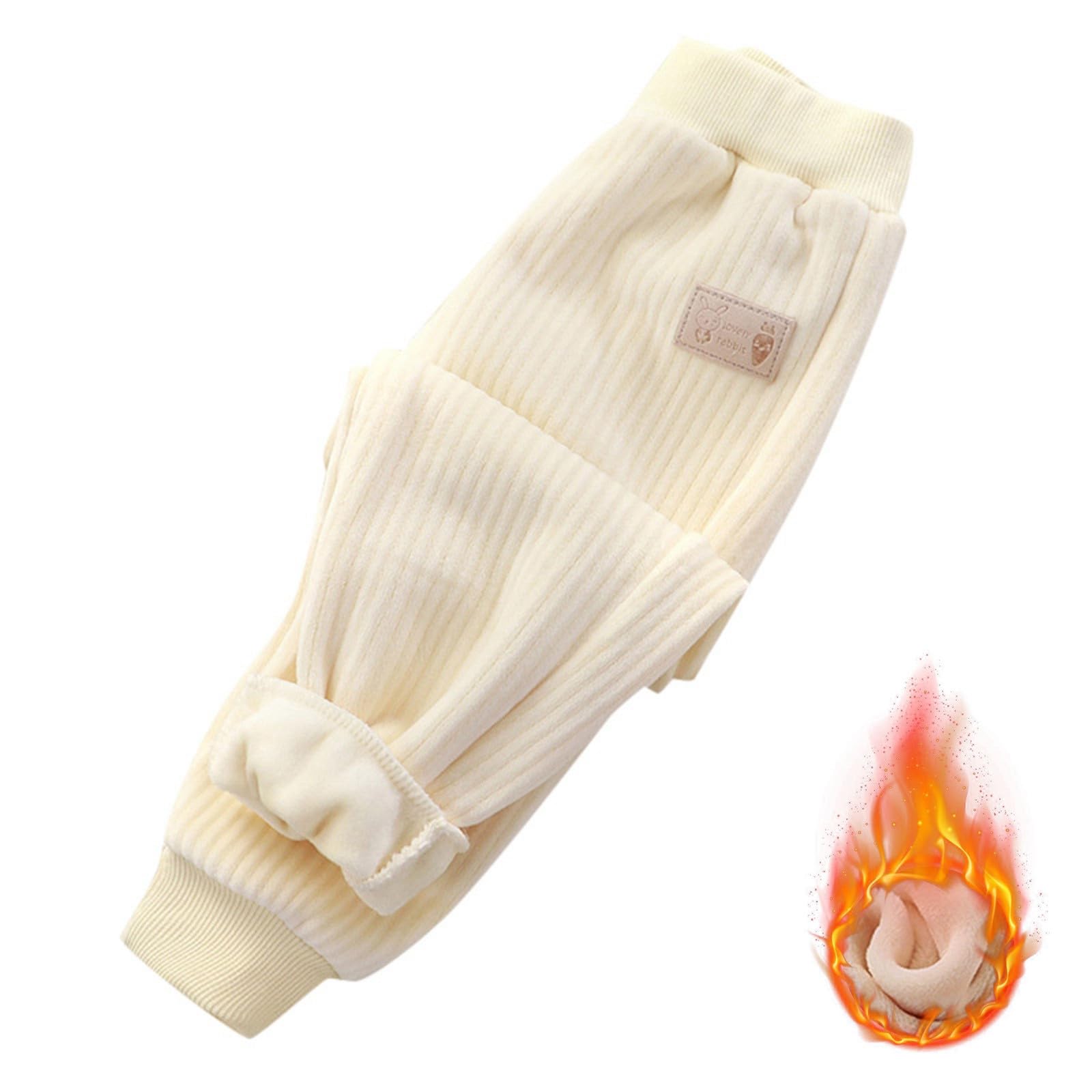 Generisch Pantalon en velours côtelé pour bébé fille garçon avec doublure en polaire - Pantalon long épais - Pantalon de jogging sportif actif