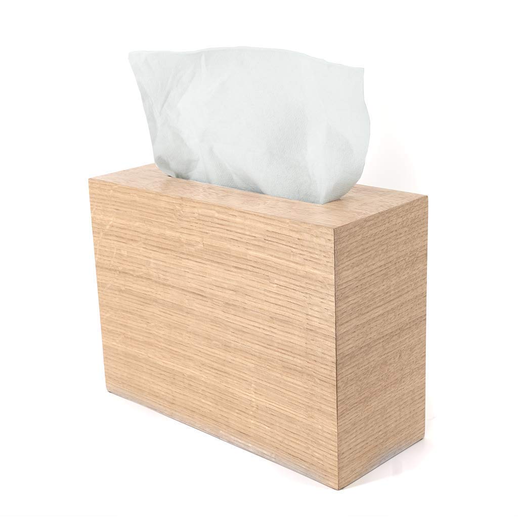 KAHL WOOD DECOR Hand Towel Holder Rift White Oak Cover Lacquer