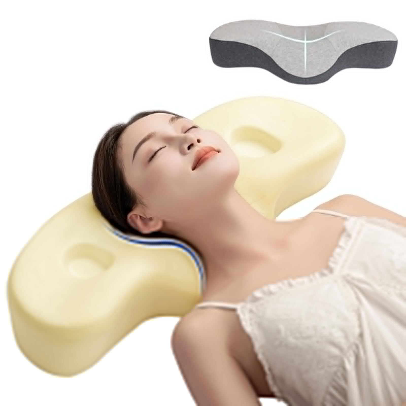 首がつらい人必見！首にアーチができる枕
すややか枕P 2 眠り製作所 公式オンラインショップ / 抱かれ枕 アーチピローFUN