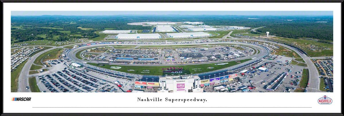 Nashville Superspeedway - Unframed 40 x 13.5 NASCAR Poster by Blakeway Panoramas