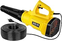 Vista 1 de Leaf Blower, 3000W High Power Turbine Handheld Electric Leaf Blower, with 82 feet Extra Long Power Cord, 6-Gear Wind Speed Regulation, for Lawn