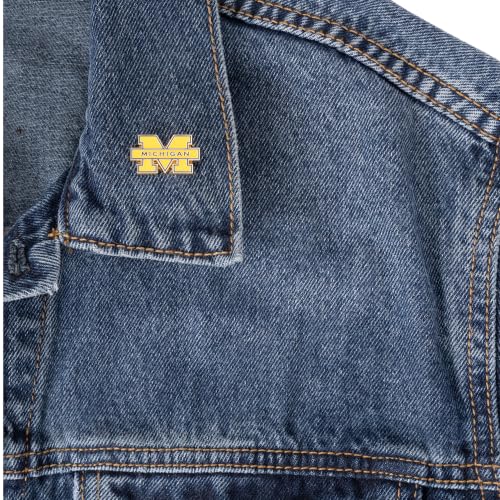 Image of Desert Cactus University of Michigan Magnetic Metal Lapel Pin (D)
