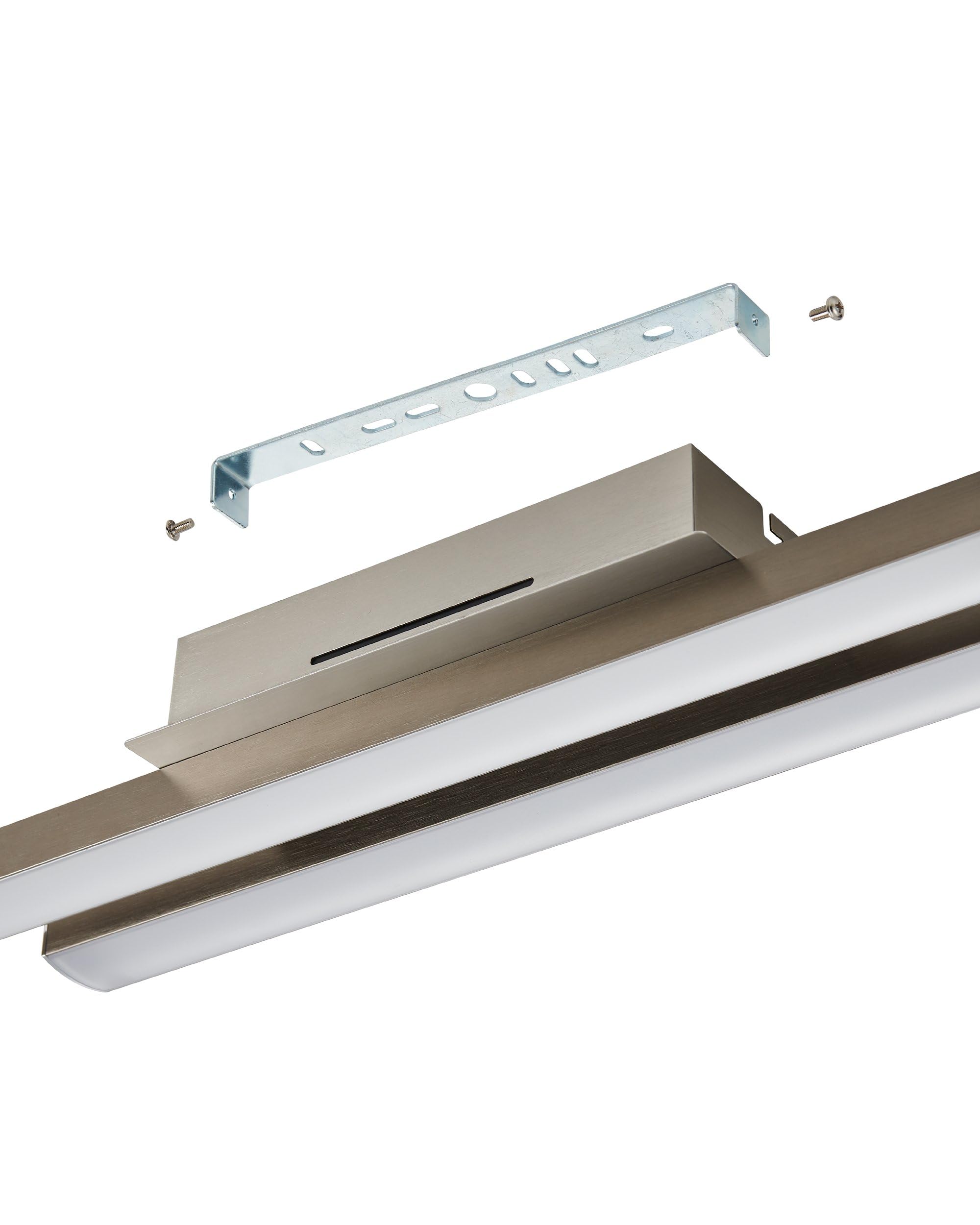 EGLO connect.z Smart Home Led plafoniera Fraioli-Z, ZigBee, app e controllo | vocale, colore luce regolabile, dimmerabile, plafoniera in alluminio nichel opaco