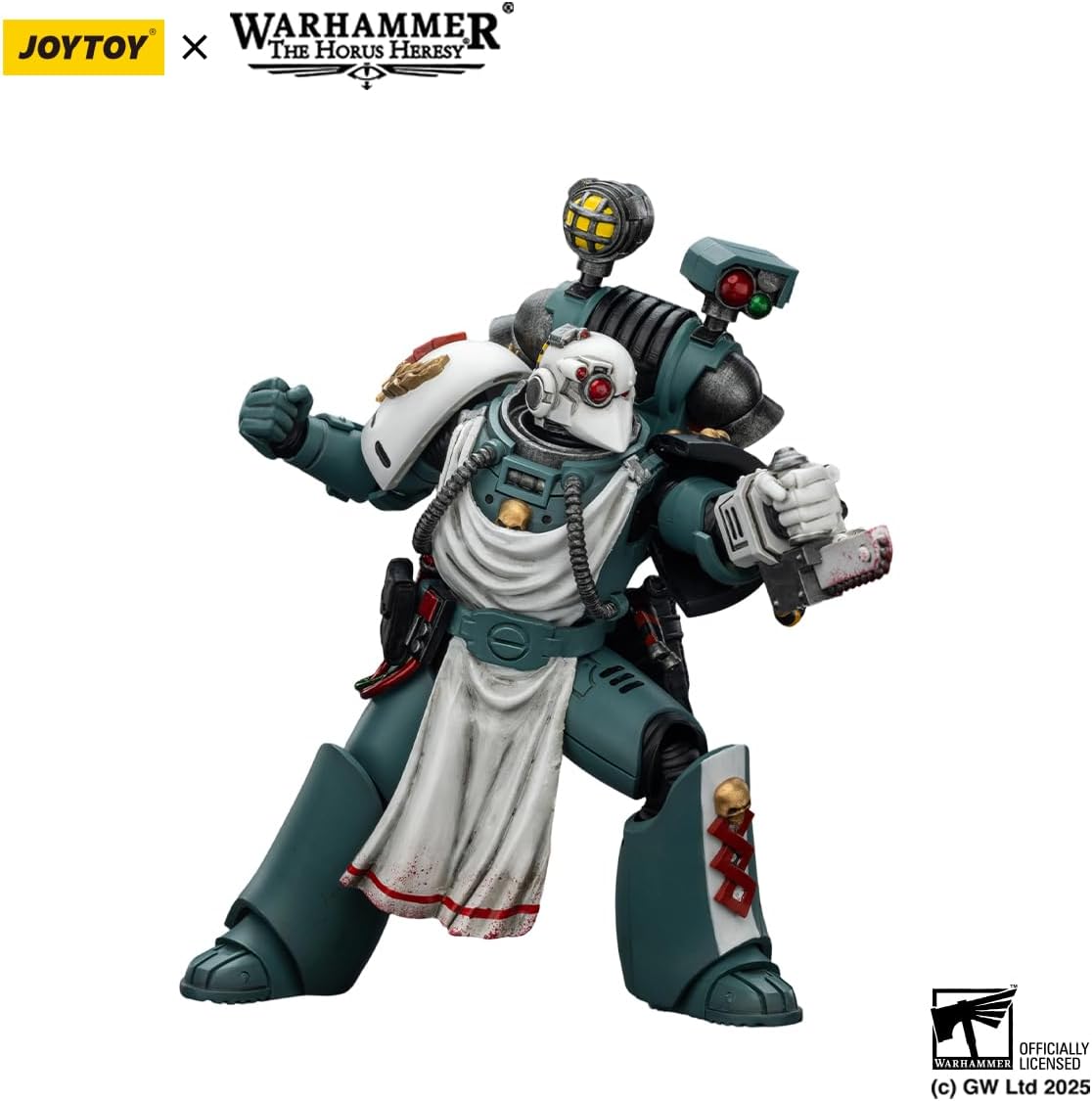 JOYTOY Action Figures Warhammer 40K 4.8inch Sons of Horus Legion Apothecary 1/18 Movable Model Collectible Figurine 15+