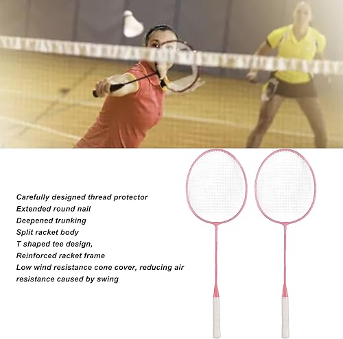 Miniatura 2 de Juego de raquetas de bádminton para juegos de patio trasero al aire libre, juego recreativo, principiantes K1134, juego de raquetas de bádminton de