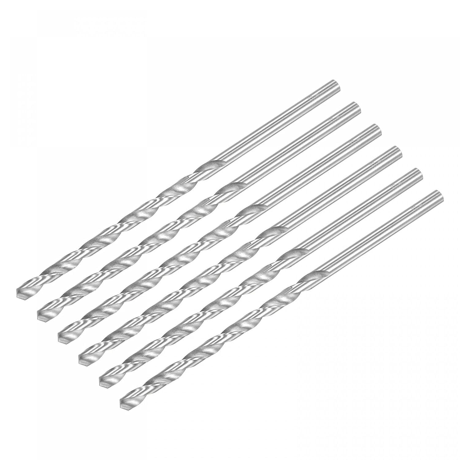 TA-VIGOR 6Pcs 6mm Extra Long Twist Drill Bits