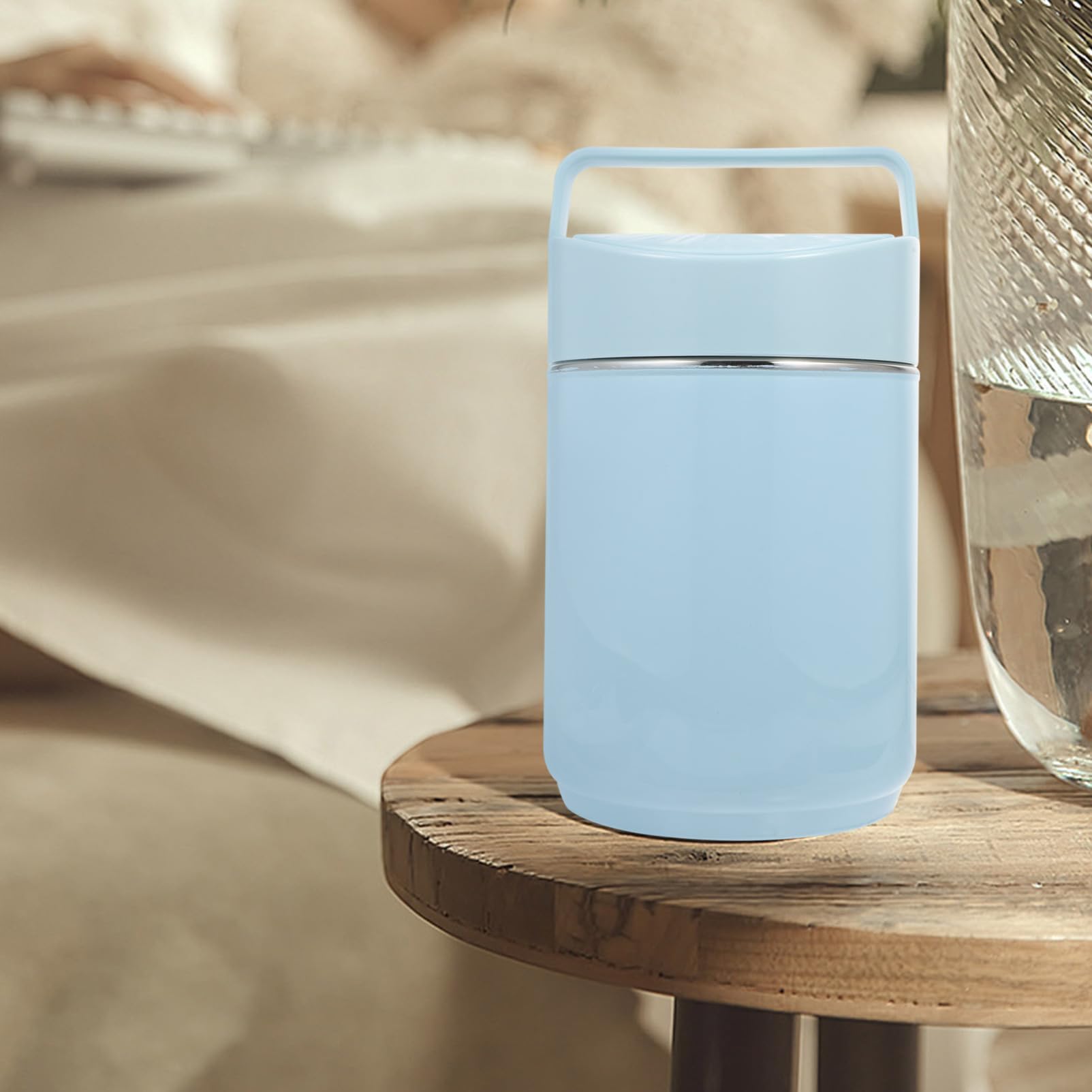 LABRIMP Récipient à Lunch Acier Inoxydable à Couches pour Adultes Boîte de Stockage Alimentaire Pratique Couleur Bleu