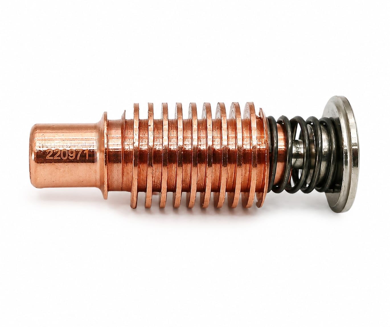 Electrodo 220971 45-125 A cortador de plasma accesorio de repuesto para Hypertherm Powermax 125 Duramax Set 1, 5 o 10 unidades (5) | Cortador de plasma CNC: transferencia de energía óptima en placas gruesas