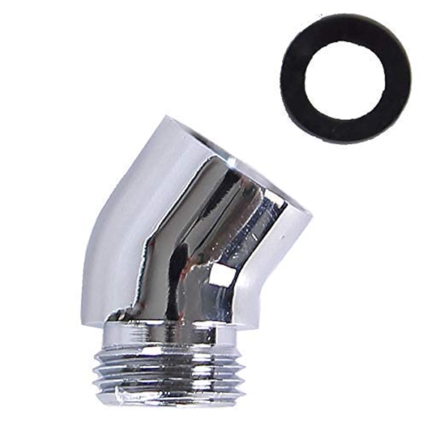 Pezzo Angolare per Doccette Filetto 1/2' IG 1/2 ' Ag e 50° Inclinazione (Winkel01)