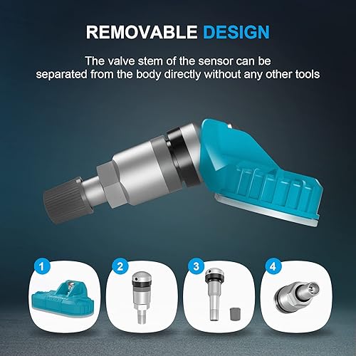 Miniatura 5 de FINDAUTO Repuesto para sensor de neumáticos 315MHz TPMS para Ford para Lincoln para Mazda para Mercury para VPG reemplaza 9L3Z1A189A DE8T1A180AA