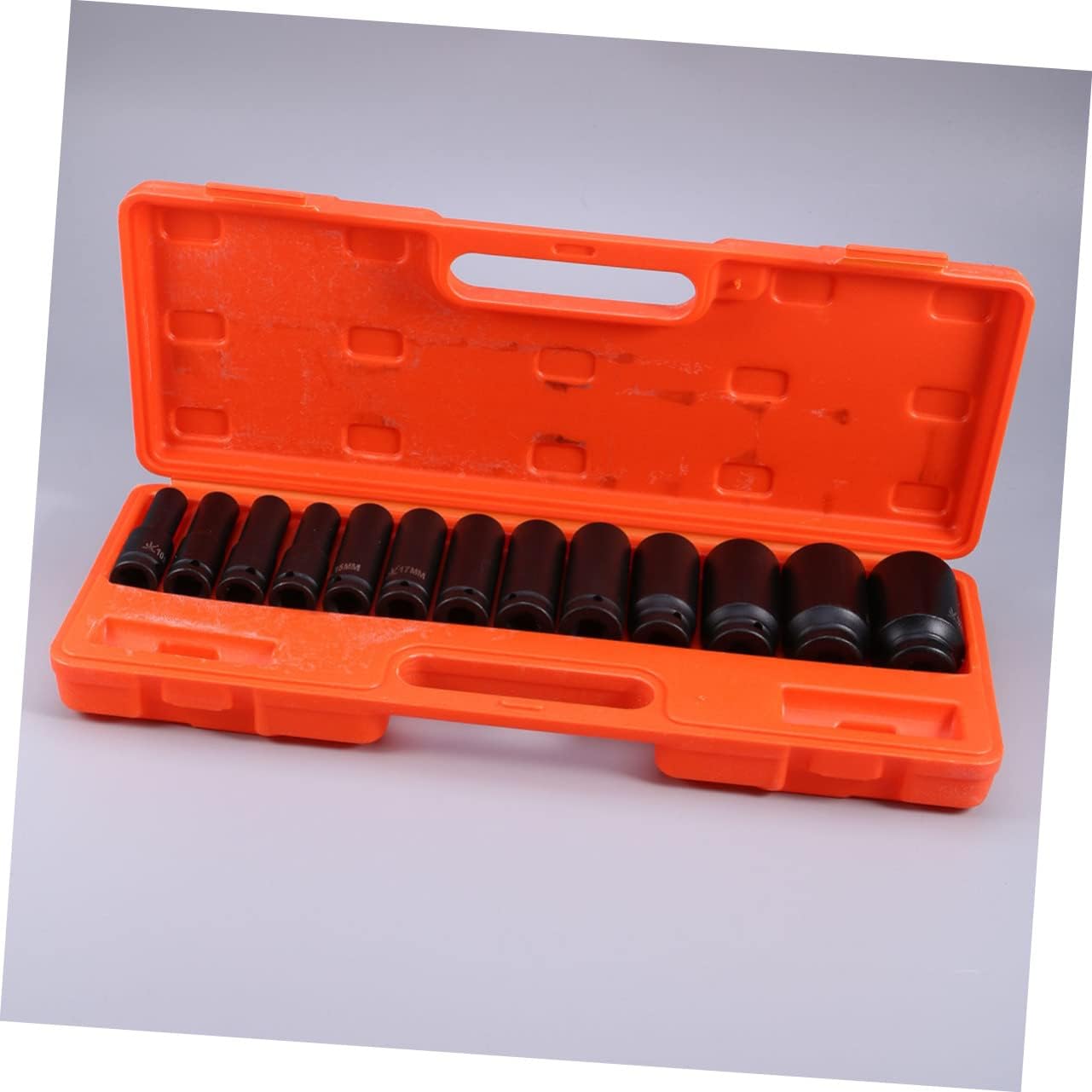 Ciieeo 13Pcs Pneumatic Tire Protection Sleeve Black Compatible with Air Battery Wrenches Thin Wall Design Prevents Damage to Wheels Lug Nuts for Car Maintenance