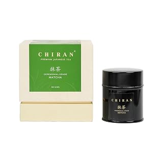 CHIRAN Ceremonial Grade Matcha Powder | First Harvest | By Grade 6 Tea Master | Kagoshima Japan | 30g in Airtight Gift Tin | ~15 Servings
