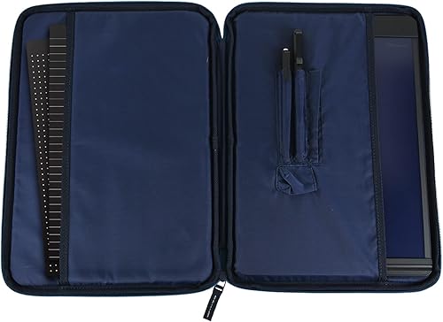 Miniatura 4 de Boogie Board Funda protectora con cremallera para cuadernos reutilizables de pizarra, verde azulado (la pizarra se vende por separado)