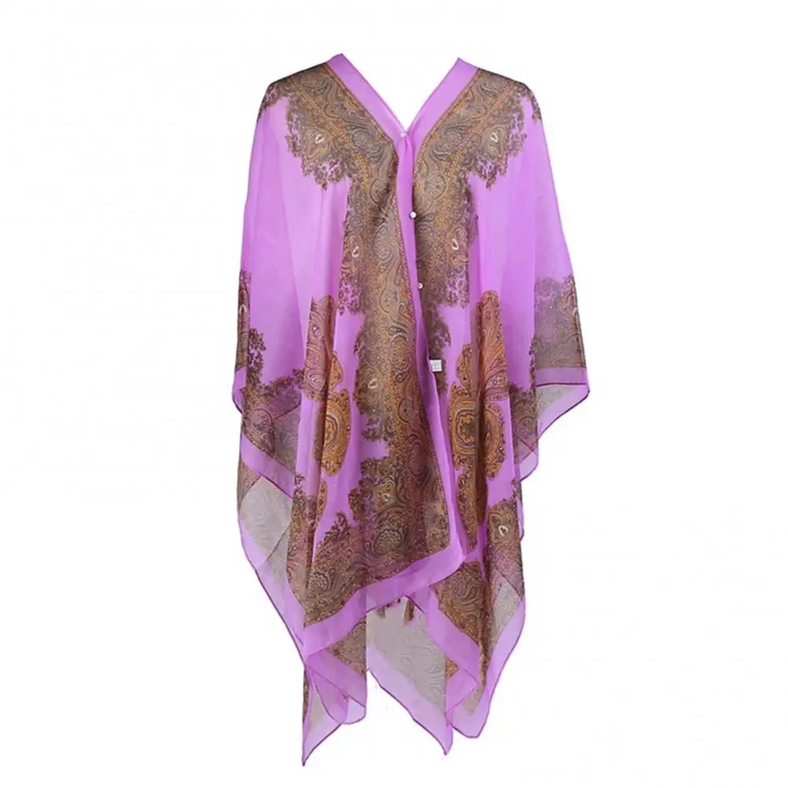 Vestido De Playa Vestido Tipo túnica de Playa Suave for Mujer, Traje de baño for Verano para Mujer(Purple)