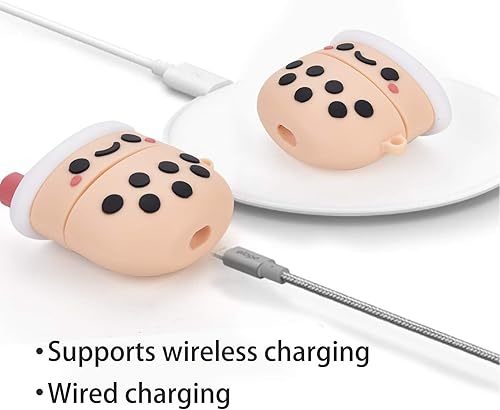 Miniatura 5 de Bonita funda para Airpod Pro con llavero, diseño femenino de té con leche Boba rosa, compatible con Airpods Pro, funda de carga para mujeres y niñas