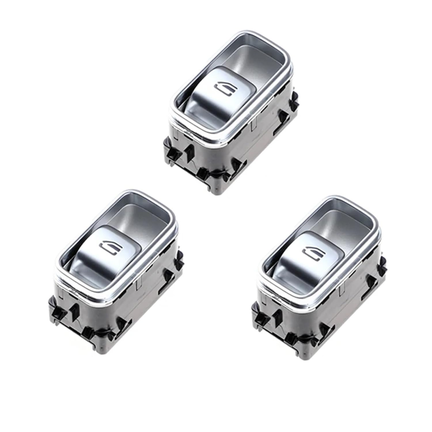 1679054601 1679050201 Car Window Switch Control Button A1679054601 Compatible with Mercedes Benz G350 G500 G63 2019 2020 2021 2022(3pcs Black)