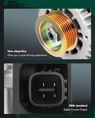 Miniatura 5 de SCITOO Alternador apto para Honda para Accord 1998 1999 2000 2001 2002 3.0L para Acura CL 1997 1998 1999 8220 105A CW ADR0139 40012146R