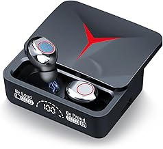 Bluetooth 5.3 Wireless Earphones, Bluetooth Headphones with HiFi Stereo In-Ear Headset 140 0re Playback, Noise Cancelling Headphones with LED Energy Display, Touch Controls for Android/iOS