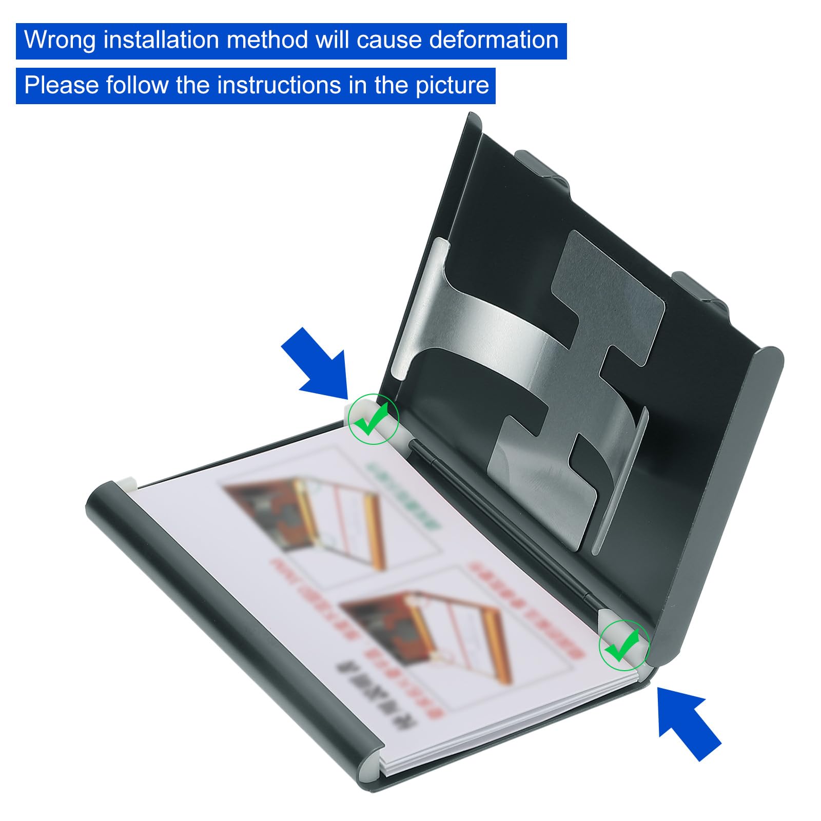 PATIKIL 2 Pcs Business Card Holder - Image 4