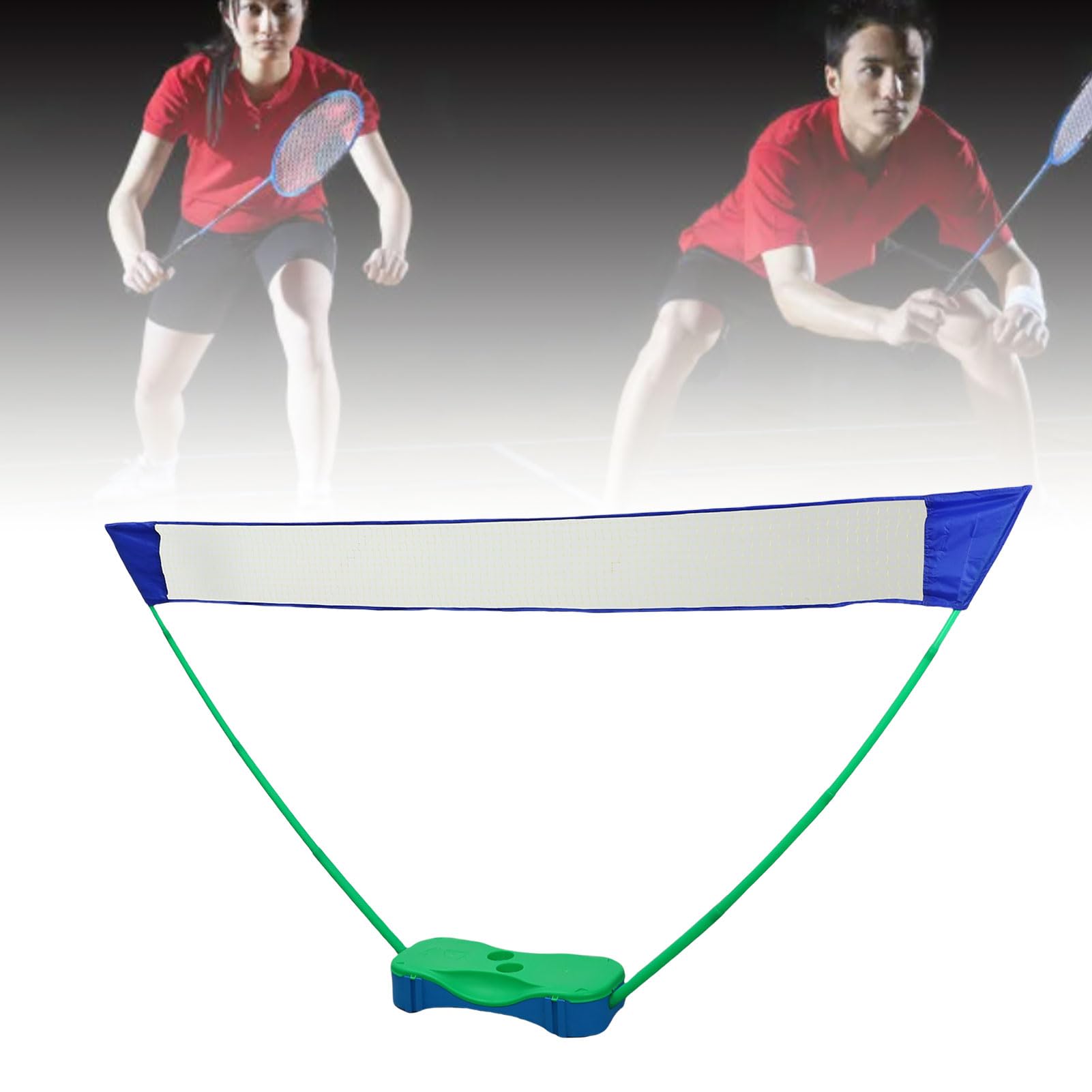 Przenośna Netto Badminton Set Setup ABS Polypropylelen Net Sportowa z Szybkim Projektem do Gry w Tenisa na Podwórku Tenisowe Gry na Zewnątrz