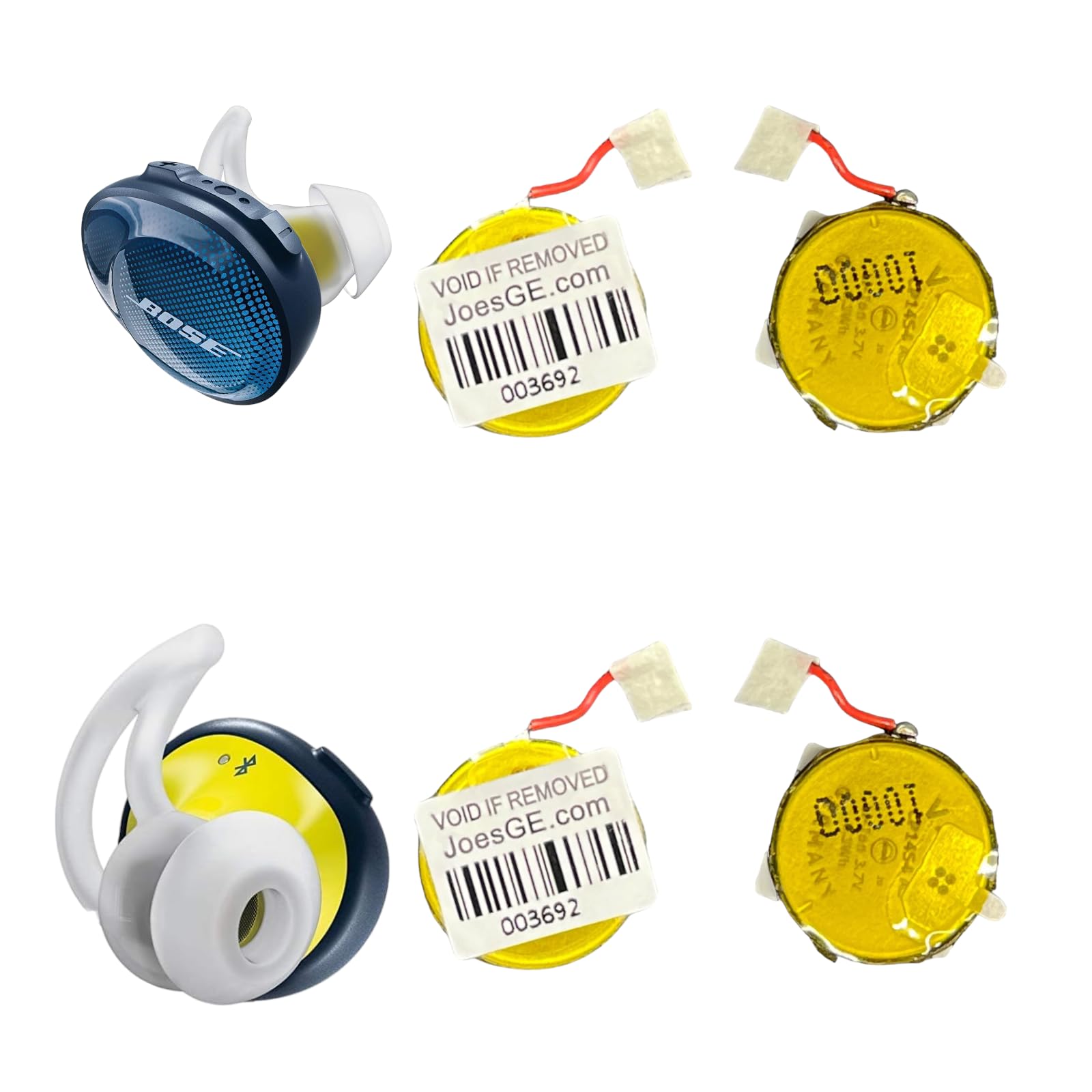 【ahotaroupapa】SoundSport Free バッテリー新品 Amazon.com: JoesGEcom Same as OEM Round Battery Replacement for