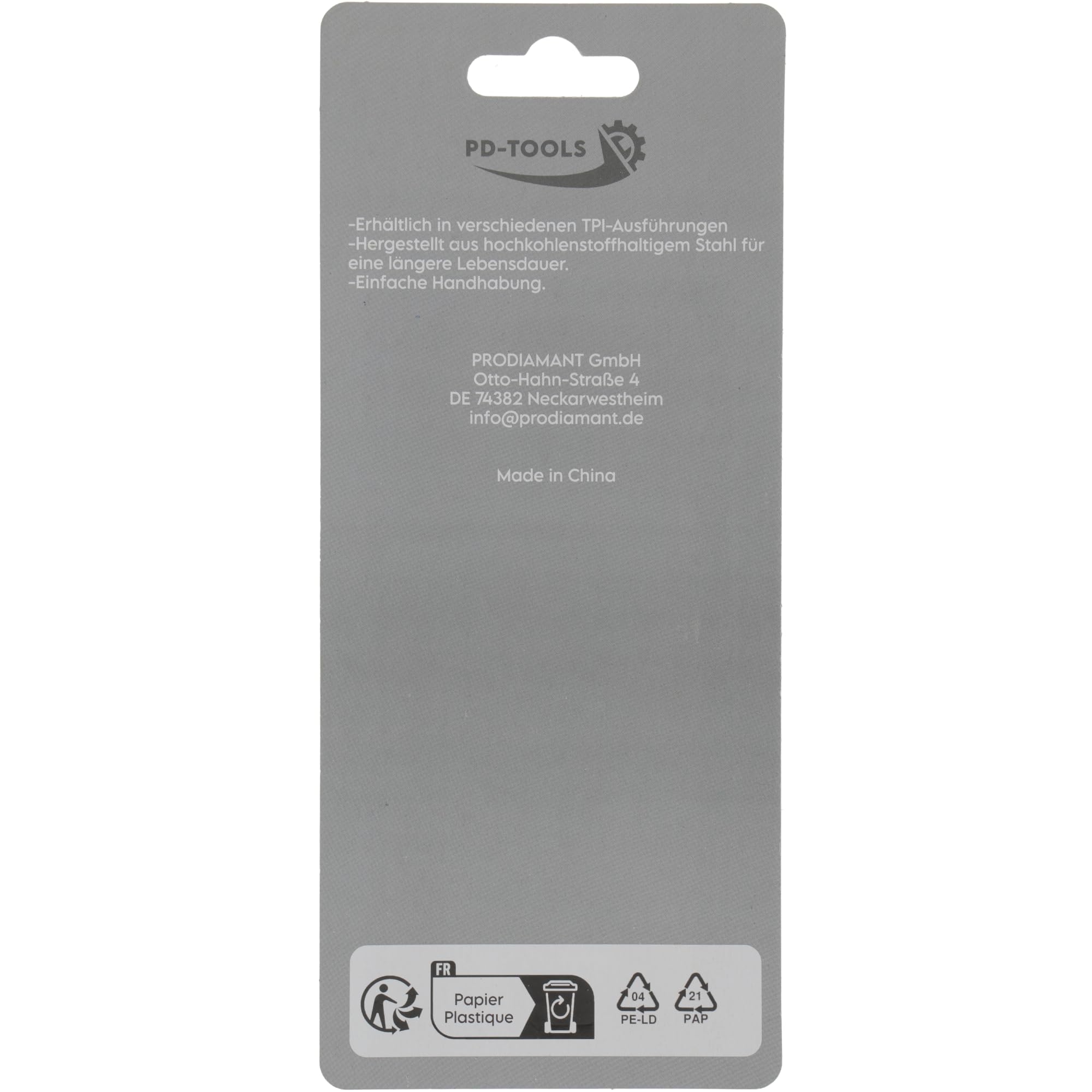 PD-TOOLS Scroll Saw Blades 18 Pieces 127 mm with Pin 7 15 18.5 TPI Carbon Tool Steel for Wood Plastic Fine Cut - Image 2