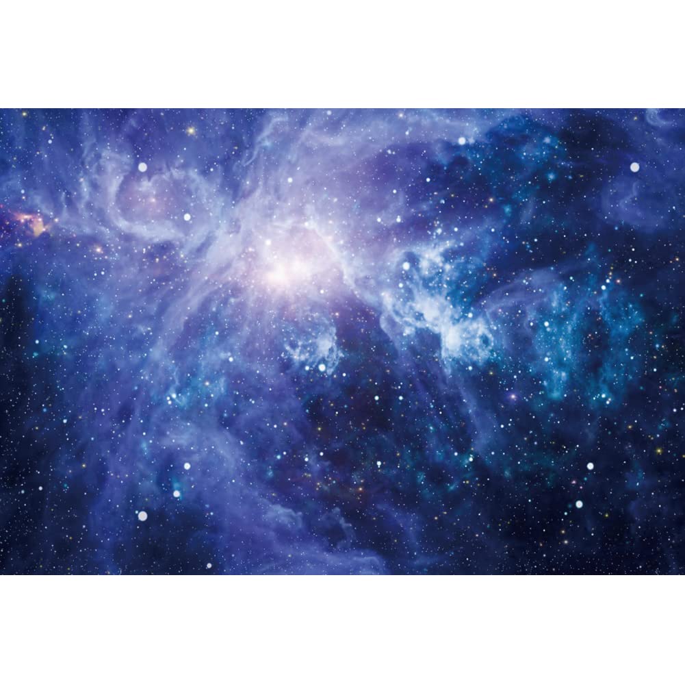 Amazon | Caaerttply ブルーユニバース 宇宙 背景幕 写真撮影用 星月夜