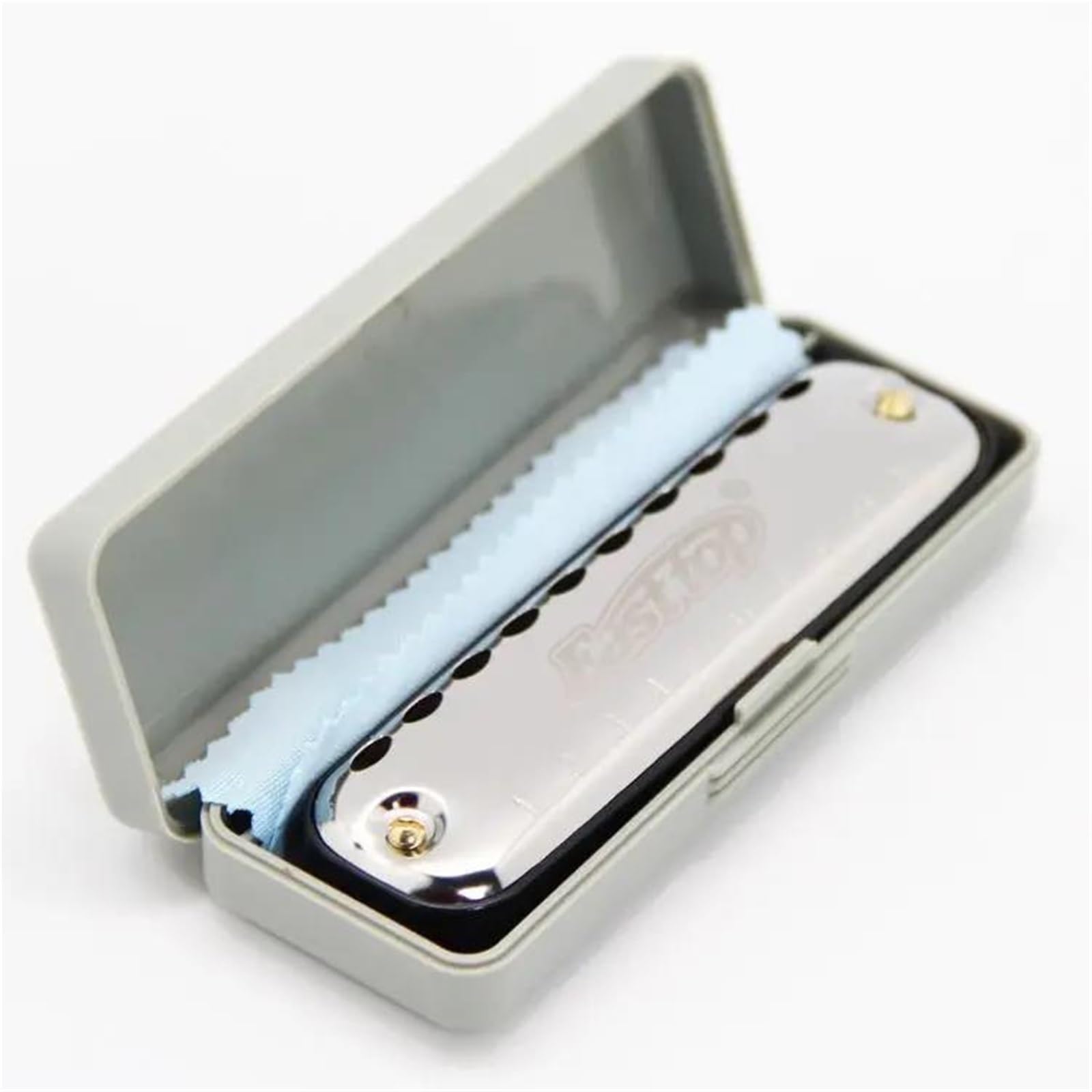 Harmonica Diatonique Double Trémolo En Do Pour Clé(Black)