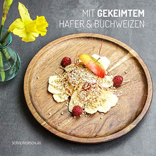 Gekeimtes Müsli Bio 350g von bleibwacker. Gekeimter Buchweizen, gekeimte Haferflocken und getrocknete Dattelstücke. Proteinquelle & hoher Ballaststoffgehalt.