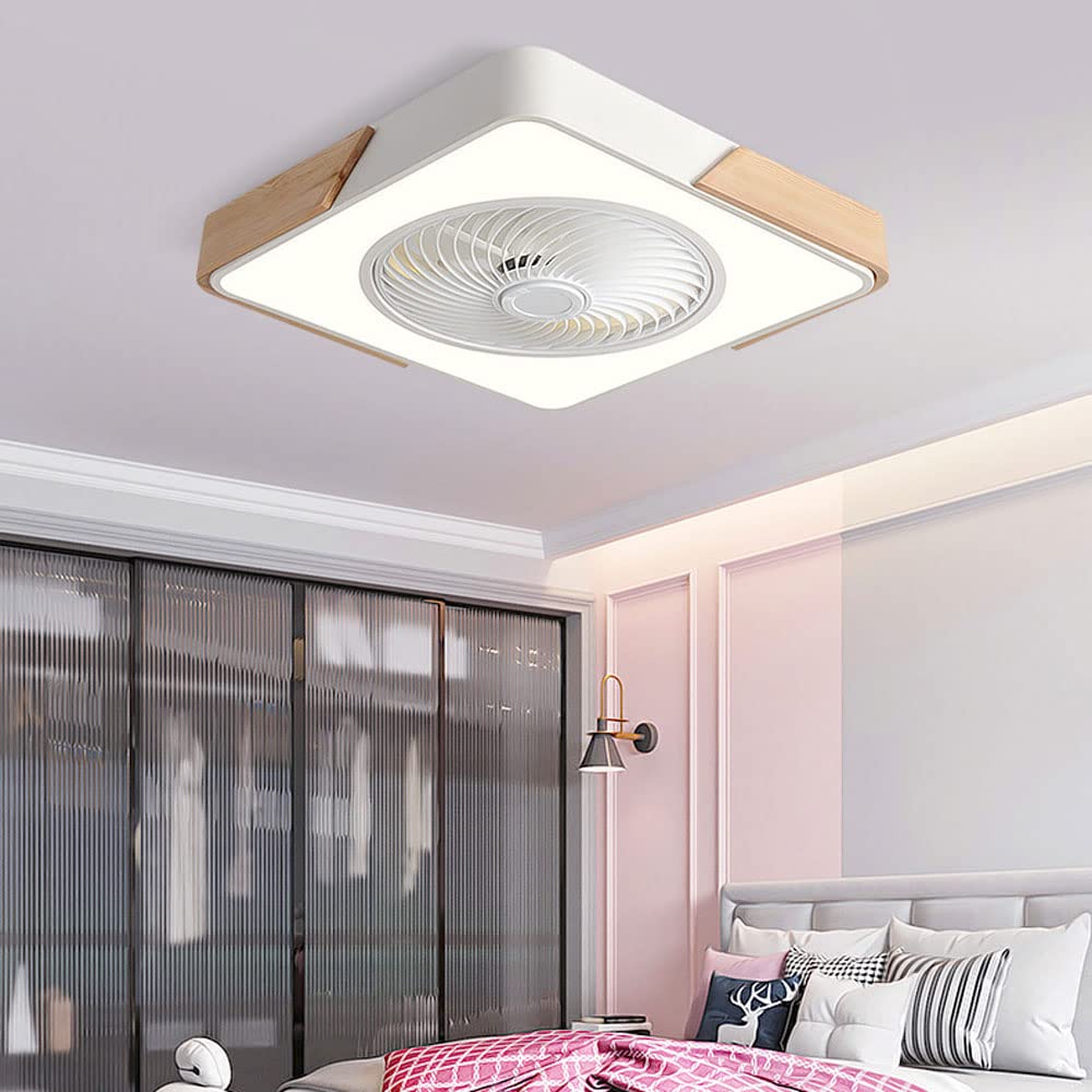 Lampadario Moderno, plafoniera a LED, Telecomando Ventilatori a Basso Profilo Temporizzazione del Motore silenziosa Ventilatore da soffitto USA condizionatore d'Aria 3 velocità Ven