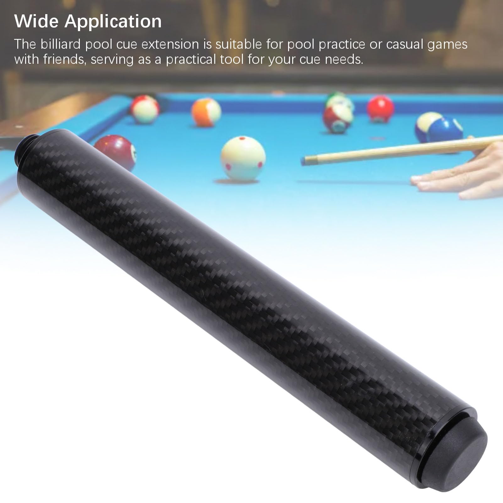 ビリヤードキューエクステンション付き　ユニロックジョイント「プレデターではない」 ビリヤードキューエクステンション付き ユニロックジョイント