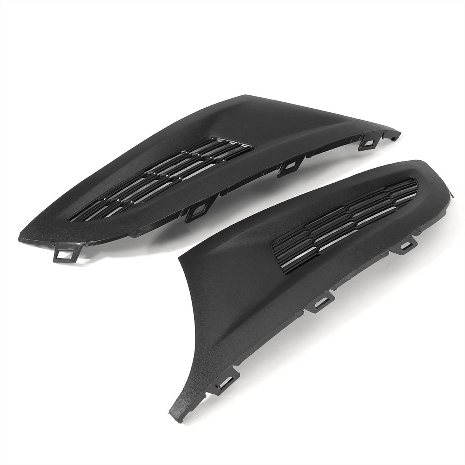 Auto Paraurti Anteriore Lato Inferiore Fendinebbia Griglia Griglia Pannello di Copertura Trim Cap, for VW, for POLO, for 6R MK5 2009-2014 6R0853666C 6R0853665C Griglie anteriori per auto