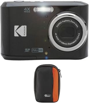 Kodak PIXPRO FZ45 16 MP Digital Camera Black Bundle