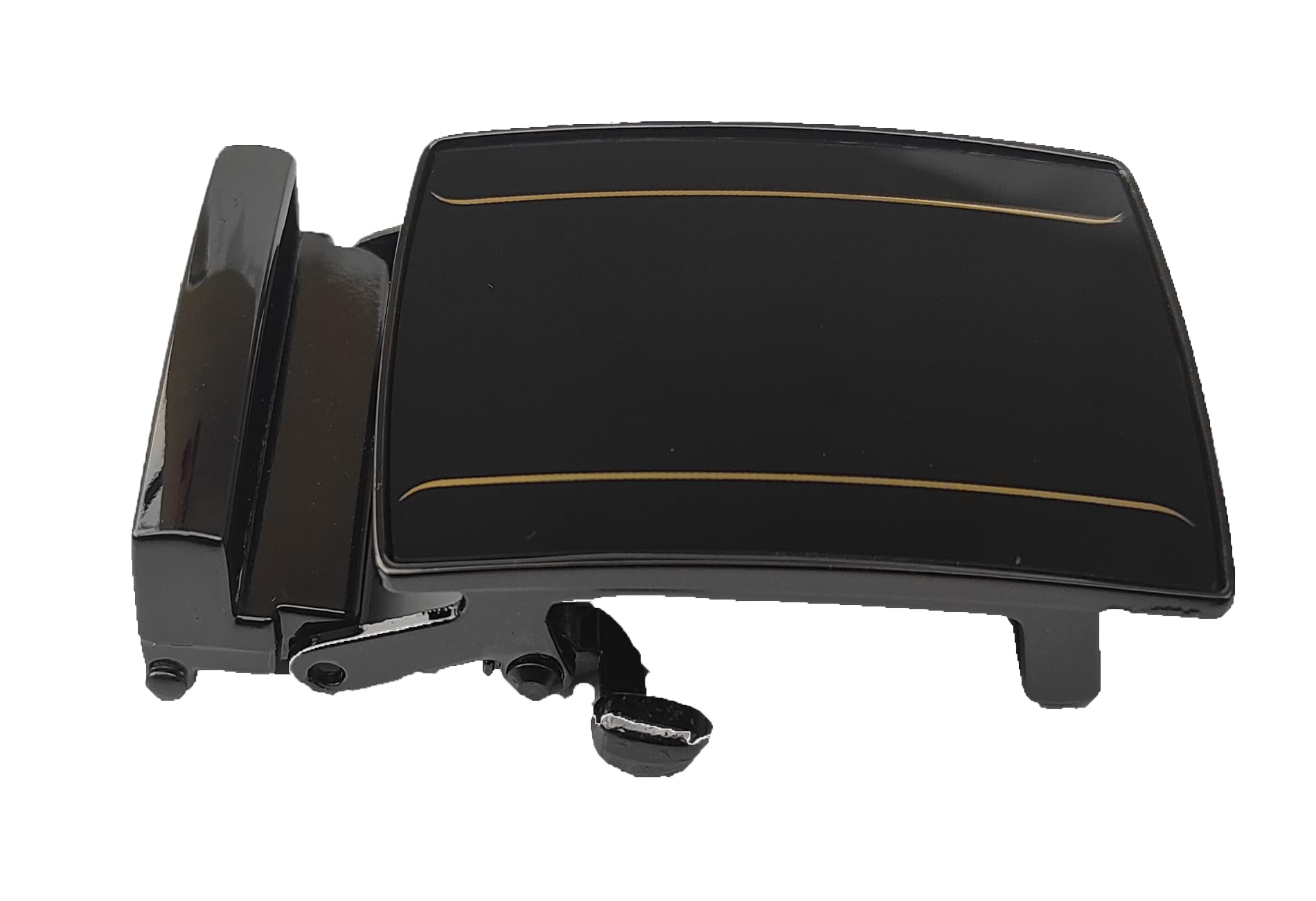 Auto Lock Belt Buckle | 33mm Wide Stylish Buckle for Belt | Pack of 1 (Black)-image-38