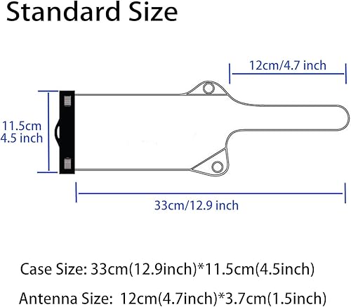 Miniatura 4 de Bolsa impermeable impermeable de dos vías para Motorola Kenwood Midland Walkie Talkie (verde)