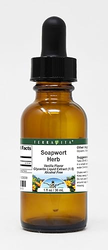 Soapwort - Extracto líquido de glicerita (15), sabor a vainilla (1 oz, ZIN 523039) - Paquete de 3