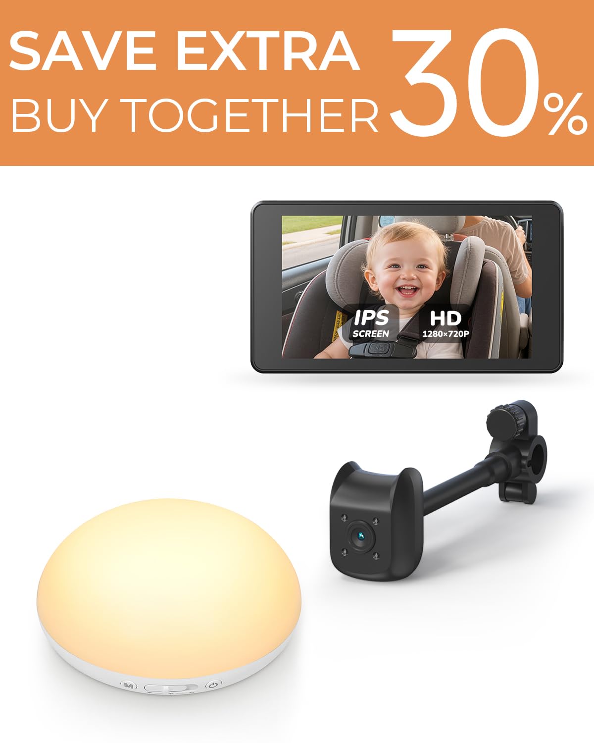Baby Night Lights for Nursery with Baby Car Camera for Kids